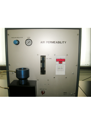 Air permeability tester